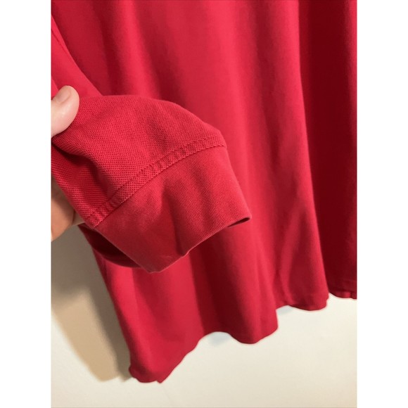 5.11 Tactical Men’s XL Long Sleeve Polo Shirt Red Performance Uniform - Picture 3 of 10